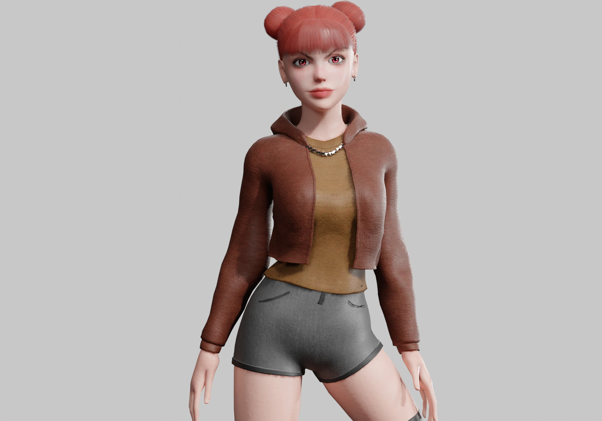 Basic Standard woman V30687 3D Model .c4d .max .obj .3ds .fbx .stl .blend 