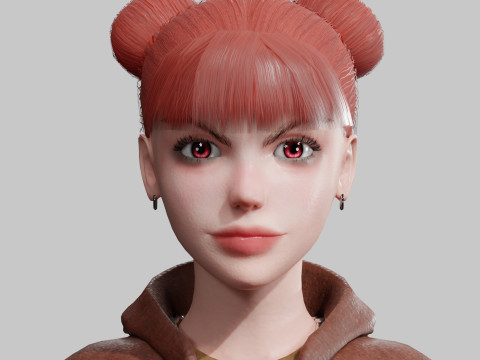 Basic Standard woman V30687 3D Model