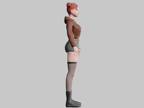 Basic Standard woman V30687 3D Model
