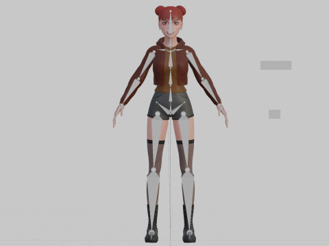 Basic Standard woman V30687 3D Model