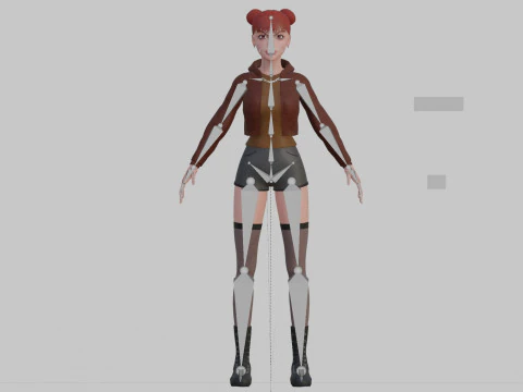 Basic Standard woman V30687 3D Model