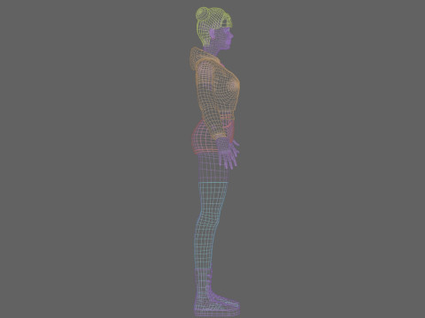Basic Standard woman V30687 3D Model