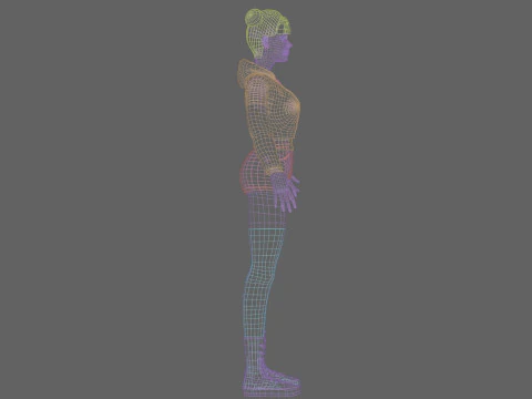 Basic Standard woman V30687 3D Model