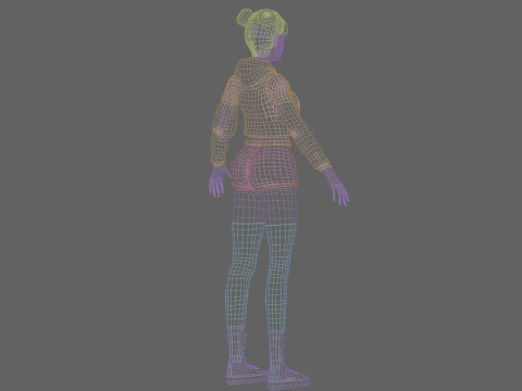Basic Standard woman V30687 3D Model