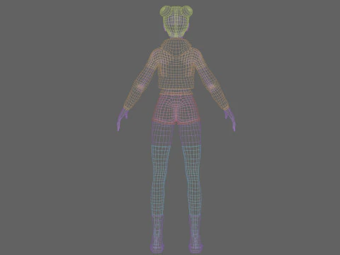 Basic Standard woman V30687 3D Model