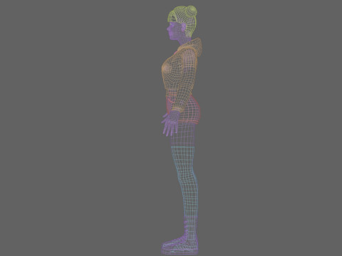 Basic Standard woman V30687 3D Model