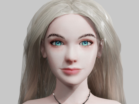 Beautiful Basic Woman V34634 3D 모델