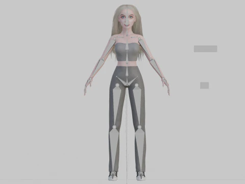 Beautiful Basic Woman V34634 3D Model