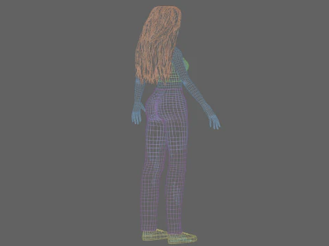 Beautiful Basic Woman V34634 3D Model