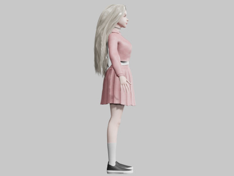 Beautiful Pretty Woman V35685 Modello 3D