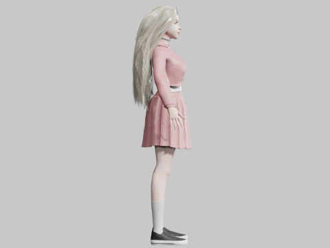 Beautiful Pretty Woman V35685 3D Model
