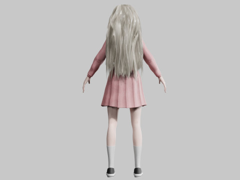 Beautiful Pretty Woman V35685 Modello 3D