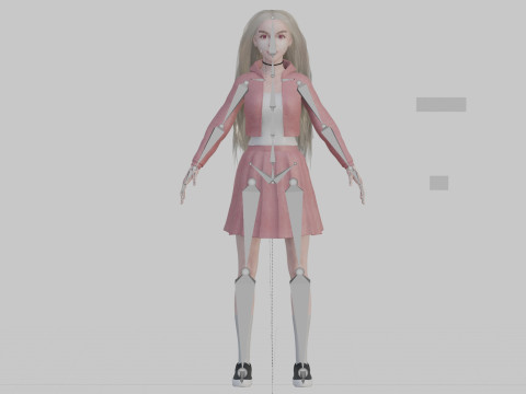 Beautiful Pretty Woman V35685 Modello 3D