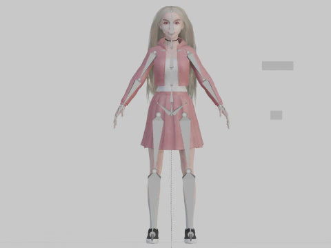 Beautiful Pretty Woman V35685 3D Model