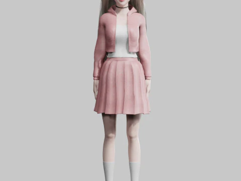 Beautiful Pretty Woman V35685 3D Model