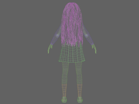 Beautiful Pretty Woman V35685 Modello 3D