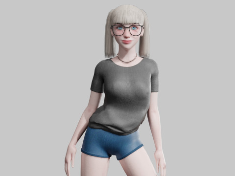 Classic Basic Woman V25835 3D Model