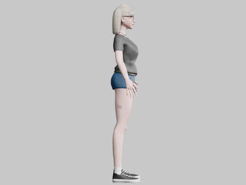 Classic Basic Woman V25835 3D Model