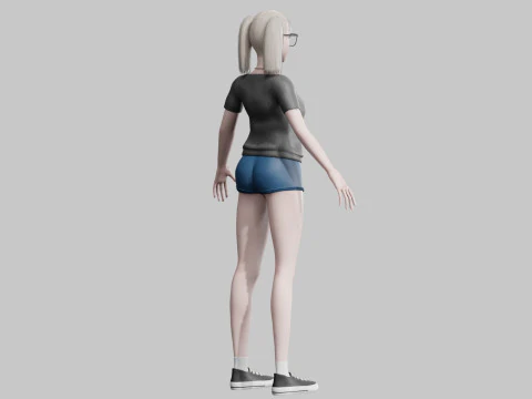 Classic Basic Woman V25835 3D Model