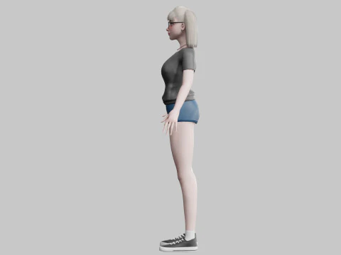 Classic Basic Woman V25835 3D Model