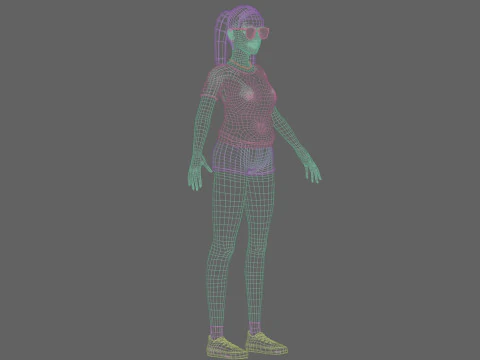 Classic Basic Woman V25835 3D Model
