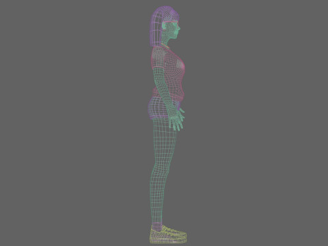 Classic Basic Woman V25835 Modello 3D