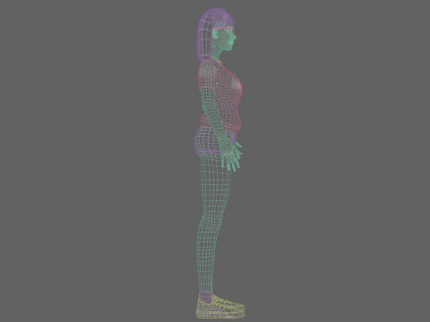 Classic Basic Woman V25835 3D Model