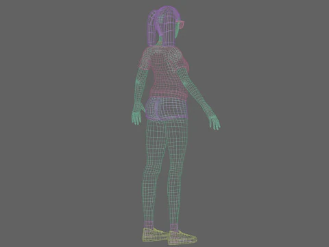 Classic Basic Woman V25835 3D Model