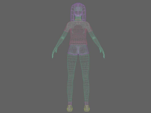 Classic Basic Woman V25835 3D Model