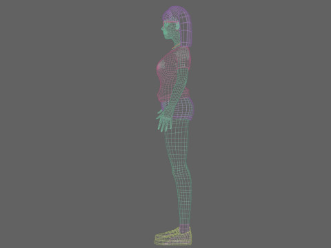 Classic Basic Woman V25835 Modello 3D