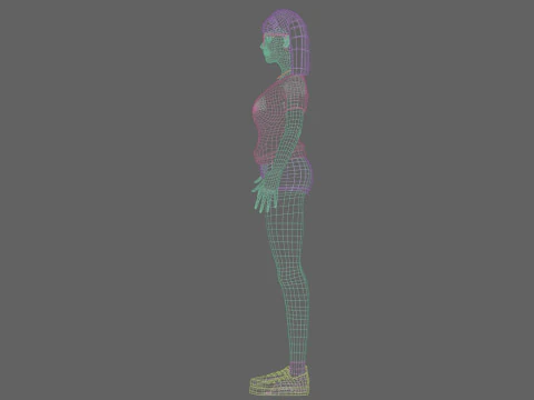 Classic Basic Woman V25835 3D Model