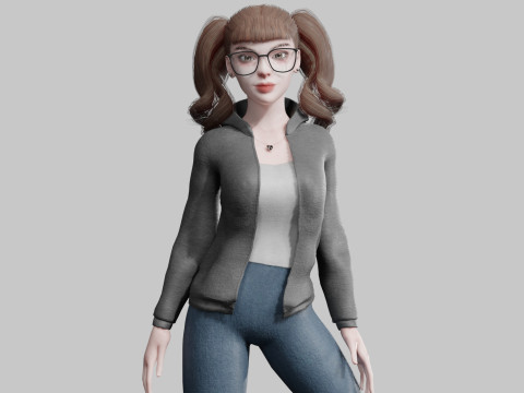 Cool Pretty Woman V33987 Modèle 3D