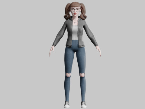 Cool Pretty Woman V33987 3D 모델