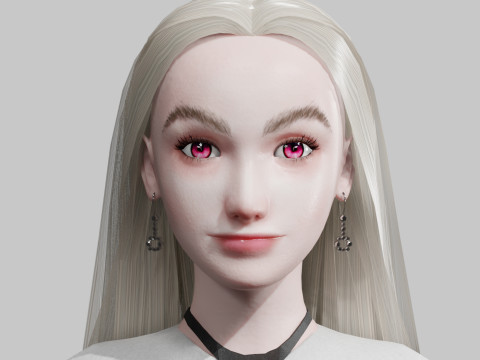 Pretty Basic Woman V31192 3Dモデル
