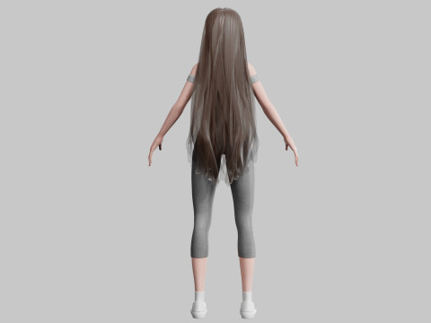 Pretty classic woman V33683 3D Model