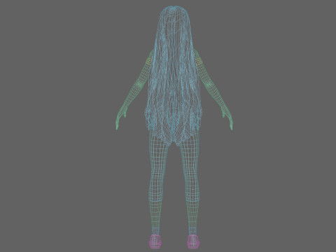 Pretty classic woman V33683 3D Model