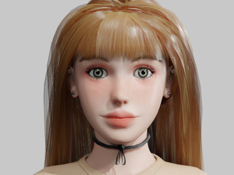 Pretty Standard Woman V33240 Modèle 3D