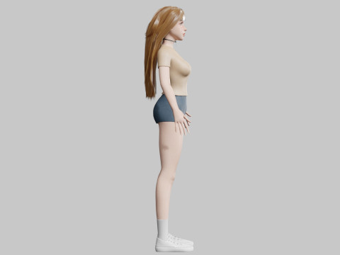 Pretty Standard Woman V33240 Modèle 3D