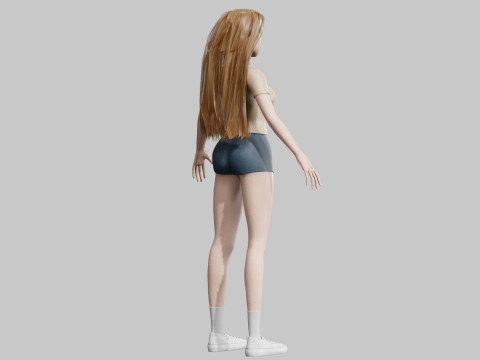 Pretty Standard Woman V33240 Modèle 3D