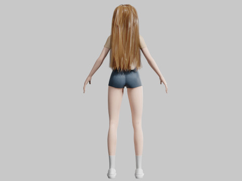 Pretty Standard Woman V33240 Modèle 3D