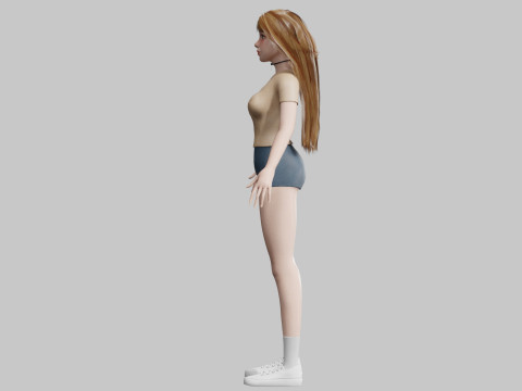 Pretty Standard Woman V33240 Modèle 3D