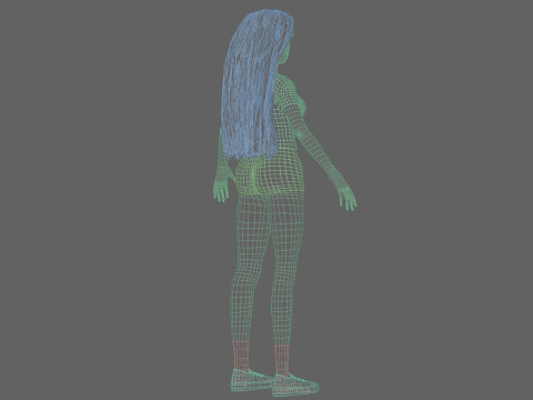 Pretty Standard Woman V33240 Modèle 3D