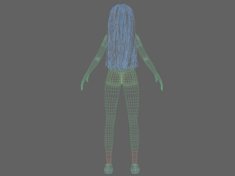 Pretty Standard Woman V33240 Modèle 3D