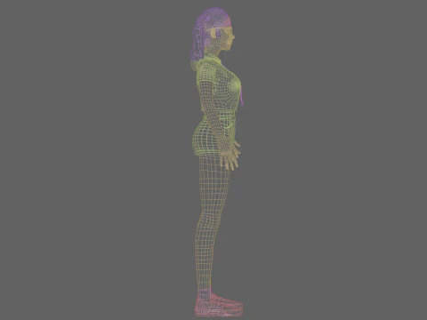 Pretty Young woman V29398 3D Model