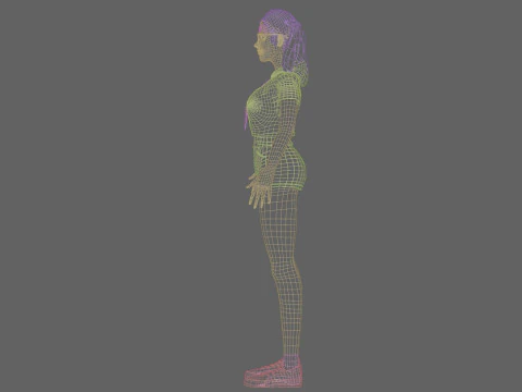 Pretty Young woman V29398 3D Model