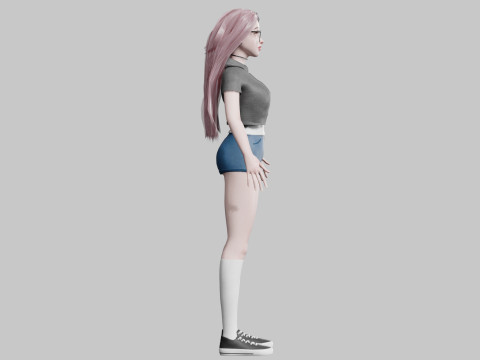 Standard Basic Woman V37791 Modello 3D