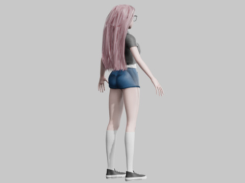 Standard Basic Woman V37791 Modello 3D
