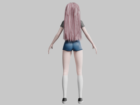 Standard Basic Woman V37791 Modello 3D