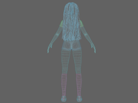 Standard Basic Woman V37791 Modello 3D