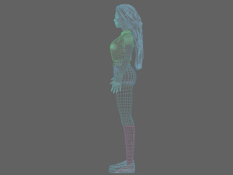 Standard Basic Woman V37791 Modello 3D